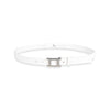 Damen Ledergürtel „Cosmo“ – Vollleder, 2.5 cm, silberne Schließe 2513
