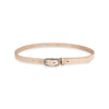 Damen Ledergürtel „Cosmo“ – Vollleder, 2 cm, silberne Schließe 2205