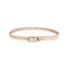 Damen Ledergürtel „Cosmo“ – Vollleder, 2 cm, goldene Schließe 2206