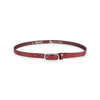 Damen Ledergürtel „Cosmo“ – Vollleder, 2 cm, silberne Schließe 2205