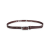 Damen Ledergürtel „Cosmo“ – Vollleder, 2 cm, silberne Schließe 2205