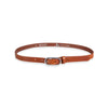 Damen Ledergürtel „Cosmo“ – Vollleder, 2 cm, silberne Schließe 2205