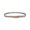 Damen Ledergürtel „Cosmo“ – Vollleder, 2 cm, silberne Schließe 2205