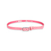 Damen Ledergürtel „Cosmo“ – Vollleder, 2 cm, silberne Schließe 2205