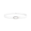 Damen Ledergürtel „Cosmo“ – Vollleder, 2 cm, silberne Schließe 2205