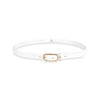 Damen Ledergürtel „Cosmo“ – Vollleder, 2 cm, goldene Schließe 2206