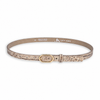 Gürtel CROCO 2cm mit Schließe Gold 2206