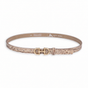 Gürtel CROCO 2cm mit Schließe Gold 2210