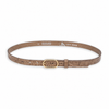 Gürtel CROCO 2cm mit Schließe Gold 2206