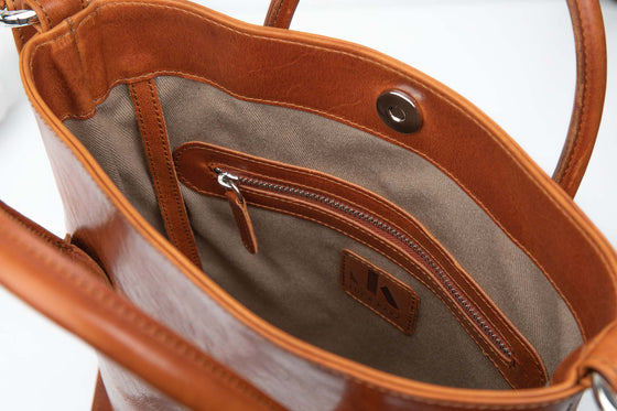 Tasche JUNO Cognac