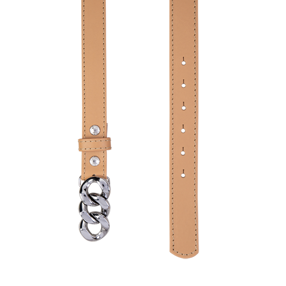 Gürtel COSMO STITCH Caramel 3cm ohne Schließe