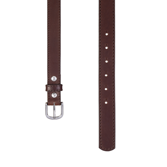 Gürtel COSMO STITCH Brown 3cm ohne Schließe