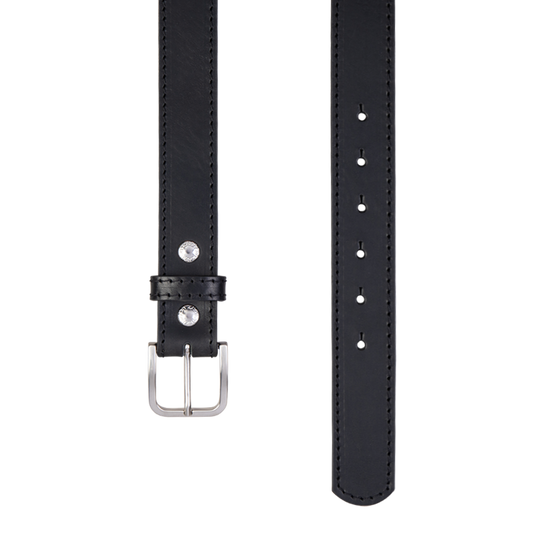 Gürtel COSMO STITCH Black 3,5cm ohne Schließe