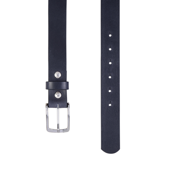 Gürtel COSMO Blue 3,5cm ohne Schließe