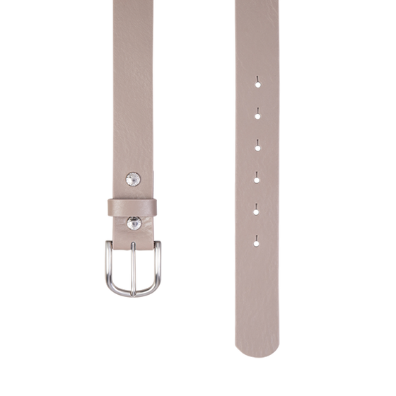Gürtel COSMO Light Grey 3,5cm ohne Schließe
