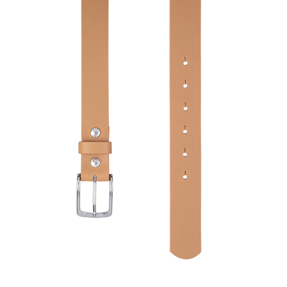 Gürtel COSMO Caramel 3,5cm ohne Schließe