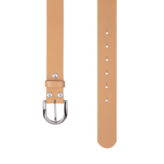 Gürtel COSMO Caramel 4cm ohne Schließe