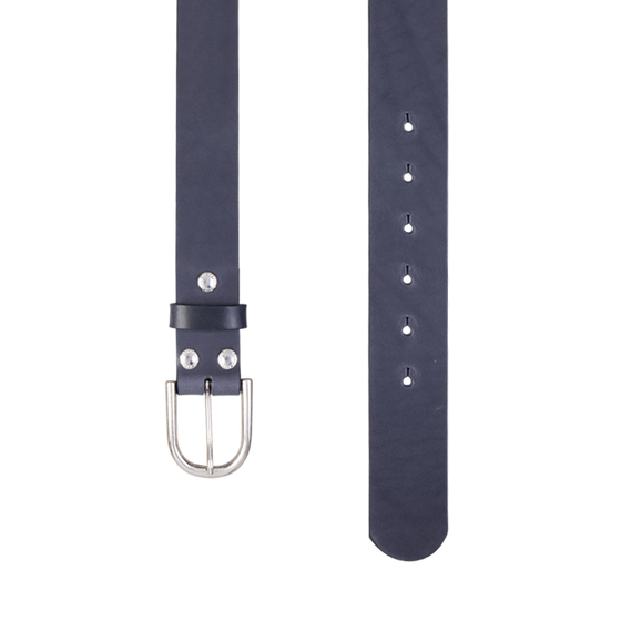 Gürtel COSMO Blue 4cm ohne Schließe