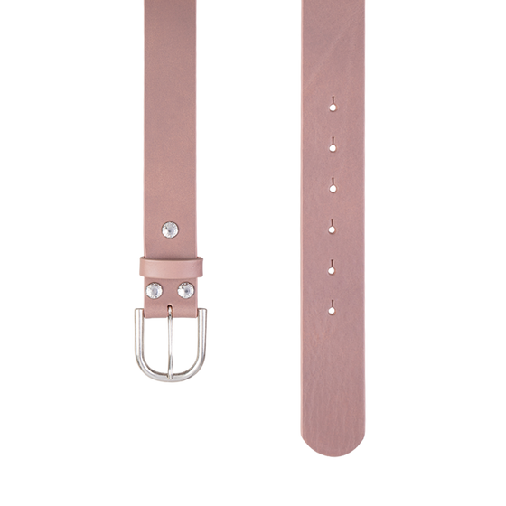 Gürtel COSMO Old Pink 4cm ohne Schließe