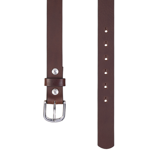 Gürtel COSMO Brown 3cm ohne Schließe