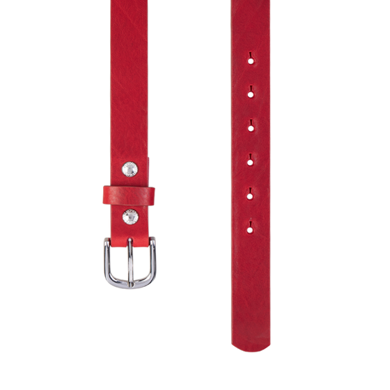 Gürtel COSMO Red 3cm ohne Schließe