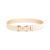 Damen Ledergürtel „Calvados“ – Vollleder, 4 cm, goldene Schließe 4125