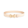 Damen Ledergürtel „Calvados“ – Vollleder, 4 cm, goldene Schließe 4876