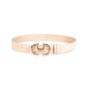 Damen Ledergürtel „Calvados“ – Vollleder, 4 cm, goldene Schließe 4879