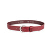 Damen Ledergürtel „Calvados“ – Vollleder, 4 cm, altsilber Schließe 4470