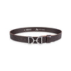 Damen Ledergürtel „Calvados“ – Vollleder, 4 cm, silberne Schließe 4126
