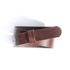 Gürtel CALVADOS Brown 4cm ohne Schließe