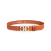 Damen Ledergürtel „Calvados“ – Vollleder, 4 cm, goldene Schließe 4632