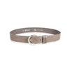 Damen Ledergürtel „Calvados“ – Vollleder, 4 cm, altsilber Schließe 4470