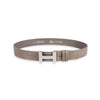Damen Ledergürtel „Calvados“ – Vollleder, 4 cm, silberne Schließe 4876