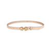 Damen Ledergürtel „Cosmo“ – Vollleder, 2 cm, goldene Schließe 2210