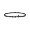 Damen Ledergürtel „Cosmo“ – Vollleder, 2 cm, goldene Schließe 2210