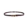 Damen Ledergürtel „Cosmo“ – Vollleder, 2 cm, goldene Schließe 2210