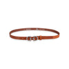 Damen Ledergürtel „Cosmo“ – Vollleder, 2 cm, silberne Schließe 2209
