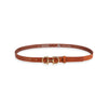 Damen Ledergürtel „Cosmo“ – Vollleder, 2 cm, goldene Schließe 2210