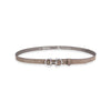 Damen Ledergürtel „Cosmo“ – Vollleder, 2 cm, silberne Schließe 2209