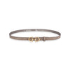 Damen Ledergürtel „Cosmo“ – Vollleder, 2 cm, goldene Schließe 2210