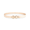 Damen Ledergürtel „Cosmo“ – Vollleder, 3 cm, goldene Schließe 3029