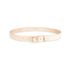 Damen Ledergürtel „Cosmo“ – Vollleder, 3 cm, goldene Schließe 3173
