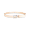 Damen Ledergürtel „Cosmo“ – Vollleder, 3 cm, silberne Schließe 3175