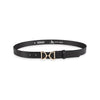 Damen Ledergürtel „Cosmo“ – Vollleder, 3 cm, goldene Schließe 3033