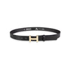 Damen Ledergürtel „Cosmo“ – Vollleder, 3 cm, goldene Schließe 3200