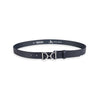 Damen Ledergürtel „Cosmo“ – Vollleder, 3 cm, silberne Schließe 3034