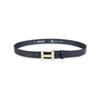Damen Ledergürtel „Cosmo“ – Vollleder, 3 cm, goldene Schließe 3200
