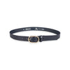 Damen Ledergürtel „Cosmo“ – Vollleder, 3 cm, goldene Schließe 3203