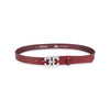 Damen Ledergürtel „Cosmo“ – Vollleder, 3 cm, silberne Schließe 3037